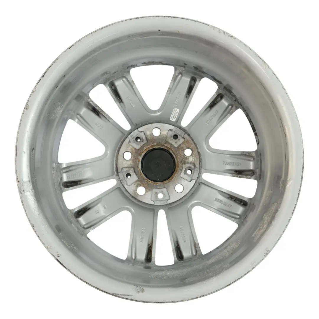 BMW E81 E82 Llanta Aleacion Plateada 17" V-Spoke 141 ET:47 7J 6762888 - SKU 6775621-2 - Número de pieza 6775621