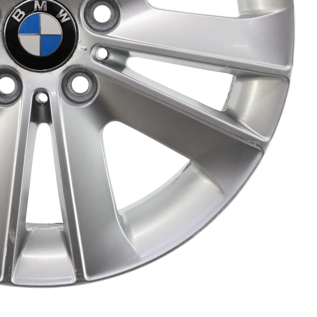 BMW E81 E82 E87 E88 Argento Cerchio AlluMini o Alufelge 17" Raggi V 141 7J ET: - SKU 6775621-2 - Numero di parte 6775621