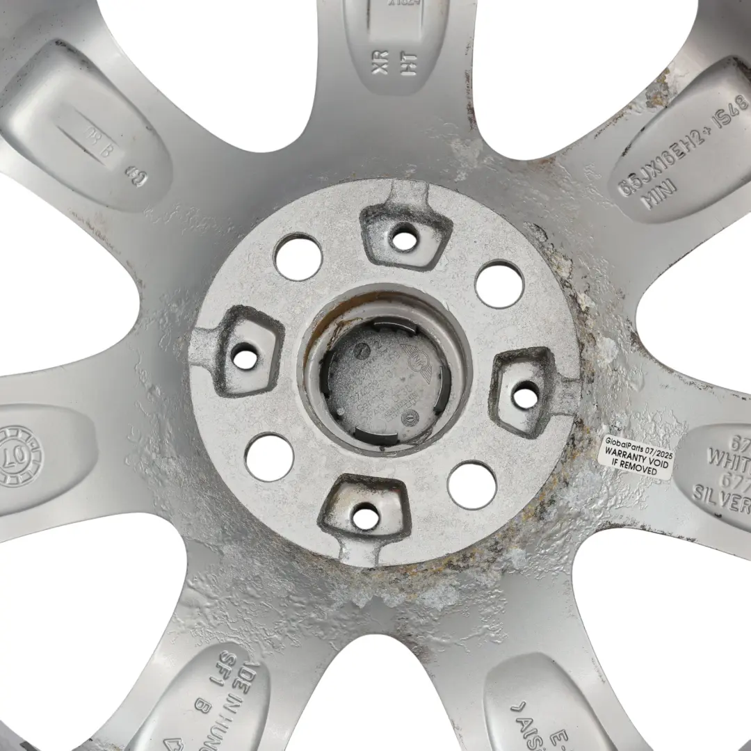 Mini Cooper R50 R53 R55 R56 R57 Cerchio in lega 16" 6,5J Ponte Raggi 94 - SKU 6775684-1 - Numero di parte 6775684