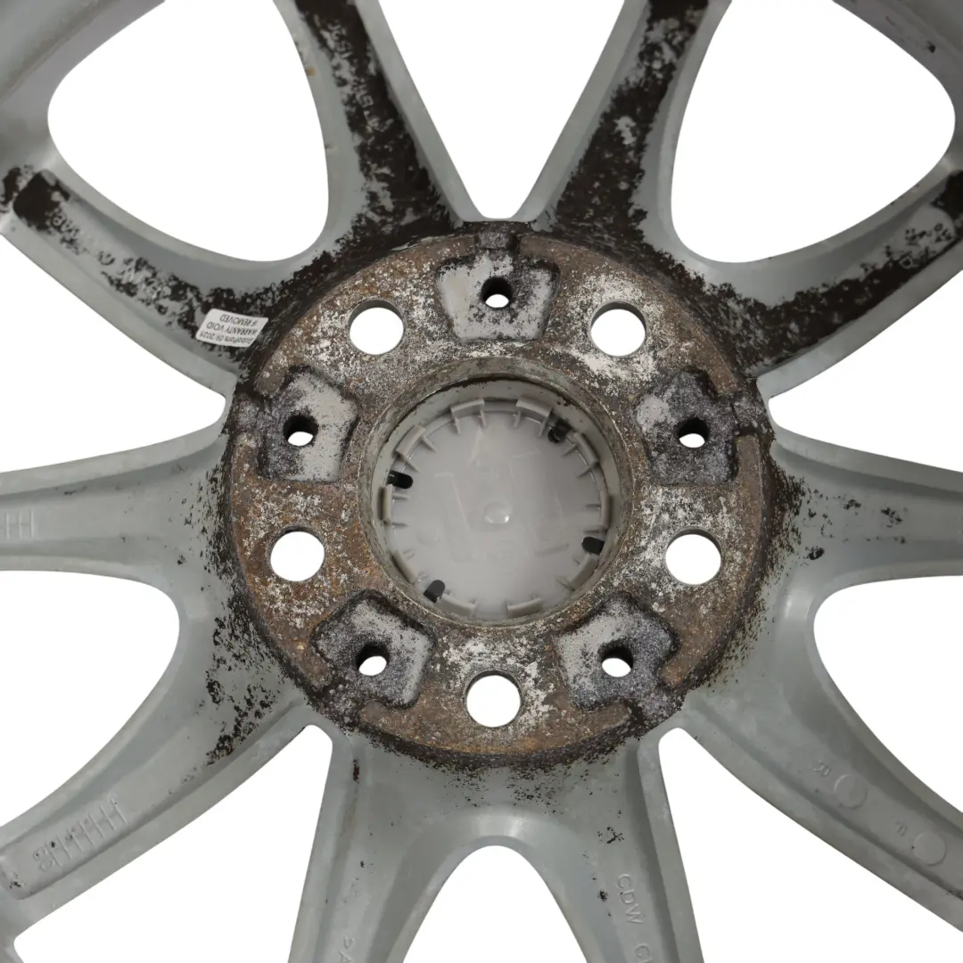 BMW E60 E61 Wheel Rim Alloy Silver 17" 8J ET:20 V-Spoke 245 - SKU 6777348-4 - Part number 6777348
