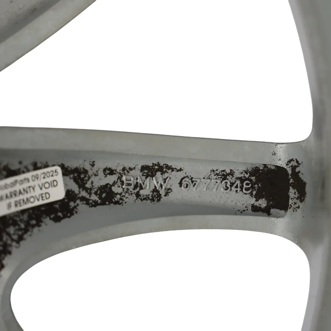 BMW E60 E61 Wheel Rim Alloy Silver 17" 8J ET:20 V-Spoke 245 - SKU 6777348-4 - Part number 6777348