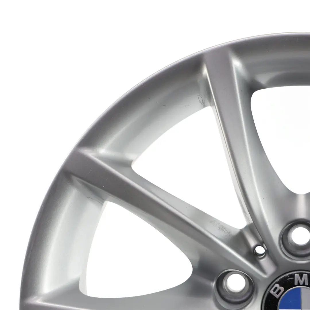 Rim Alloy Silver 17" 8J ET:20 V-Spoke 245 to BMW E60 E61 Wheel with Part number 6777348 BMW E60 E61 Wheel Rim Alloy Silver 17" 8J ET:20 V-Spoke 245 - SKU 6777348-4 - Part number 6777348