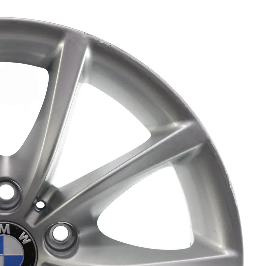Rim Alloy Silver 17" 8J ET:20 V-Spoke 245 to BMW E60 E61 Wheel with Part number 6777348 BMW E60 E61 Wheel Rim Alloy Silver 17" 8J ET:20 V-Spoke 245 - SKU 6777348-4 - Part number 6777348