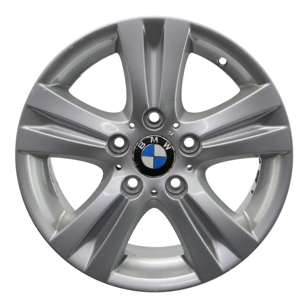 BMW E81 E87 E88 Silver Wheel Alloy Rim 16" 7J ET:44 Double Spoke 222 - SKU 6779696-7 - Part number 6779696