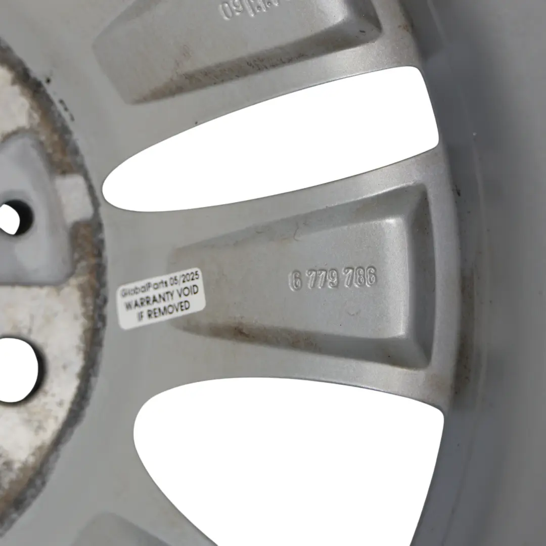  Cerchio ruota BMW E81 E82 E87 Argento in lega 16" raggi V 229 ET:42 6,5J - SKU 6779786-2 - Numero di parte 6779786