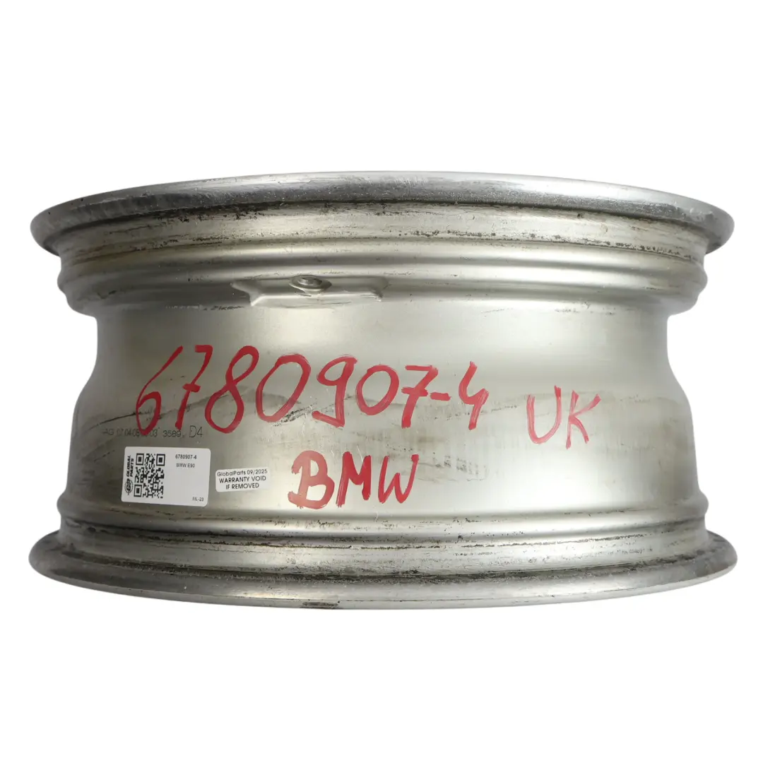 Alloy Wheel Rim 16" Double Spoke 268 7J ET:31 to BMW 3 Series E90 E91 with Part number 6780907 BMW 3 Series E90 E91 Alloy Wheel Rim 16" Double Spoke 268 7J ET:31 - SKU 6780907-4 - Part number 6780907