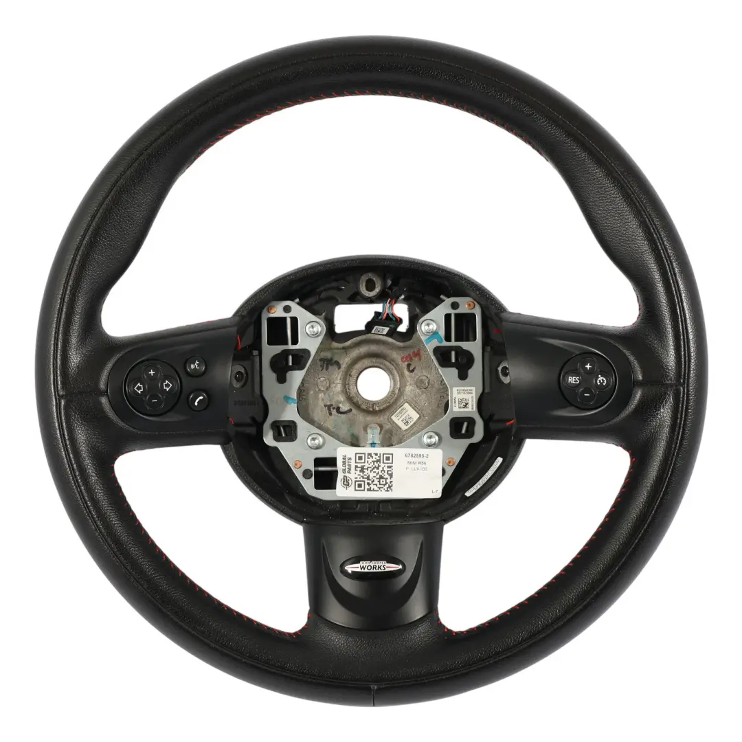 Kierownica Sport Sportowa Multifunkcja Czarna Skóra do Mini Cooper R55 R56 R57 o numerze 6782595 Mini Cooper R55 R56 R57 Kierownica Sport Sportowa Multifunkcja Czarna Skóra - SKU 6782595-2 - Numer Części 6782595