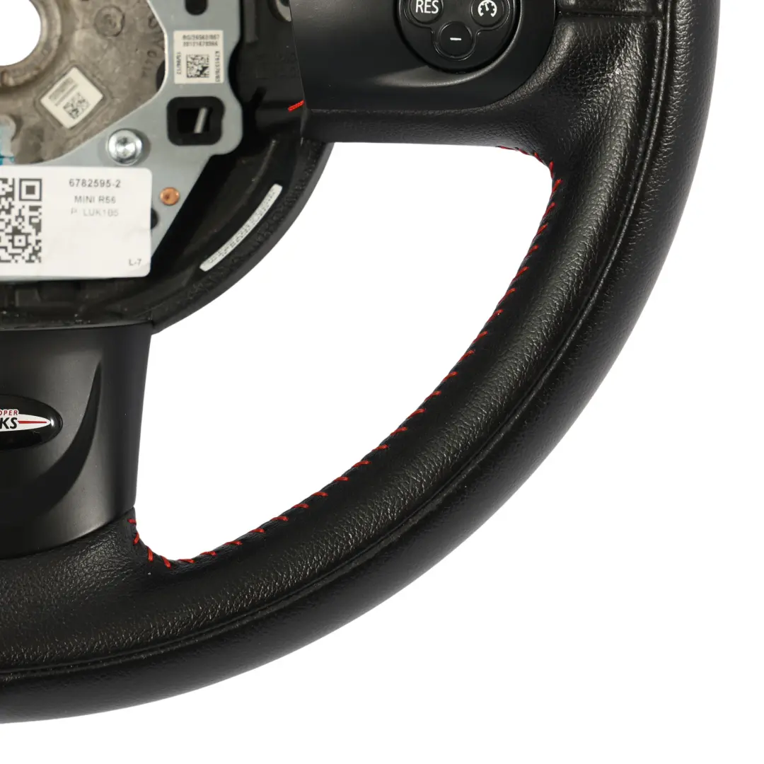 Deportivo Multifunción de Cuero para Mini Cooper R55 R56 R57 Volante con número de pieza 6782595 Mini Cooper R55 R56 R57 Volante Deportivo Multifunción de Cuero - SKU 6782595-2 - Número de pieza 6782595