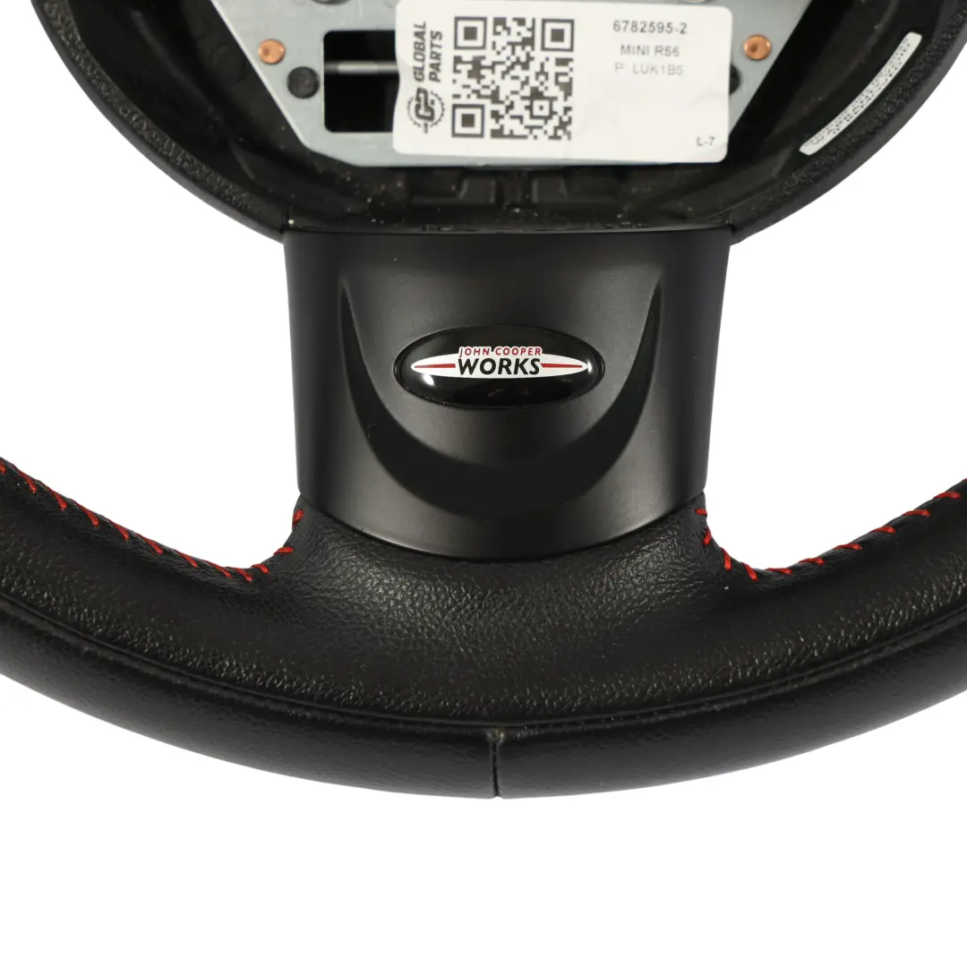 Leather Sports Multifunction Steering Wheel to Mini Cooper R55 R56 R57 with Part number 6782595 Mini Cooper R55 R56 R57 Leather Sports Multifunction Steering Wheel - SKU 6782595-2 - Part number 6782595