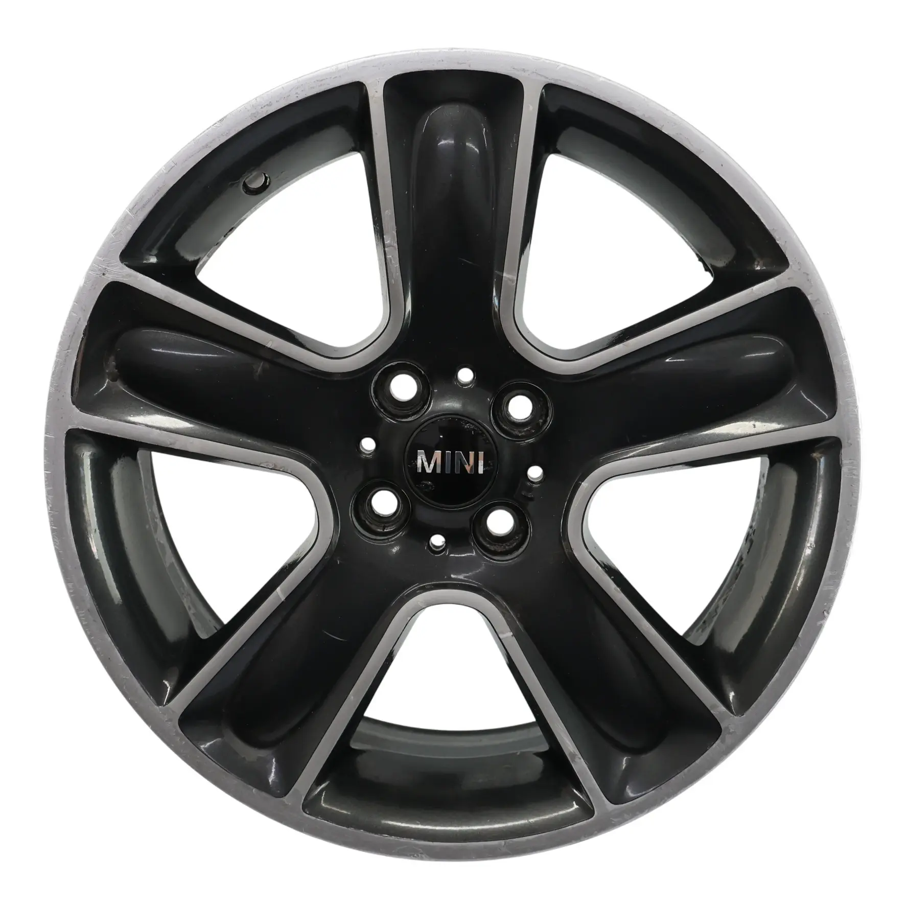 Mini Cooper One R55 R56 R57 Wheel Alloy Rim 17" 7J ET:48 Black Star Bullet 111