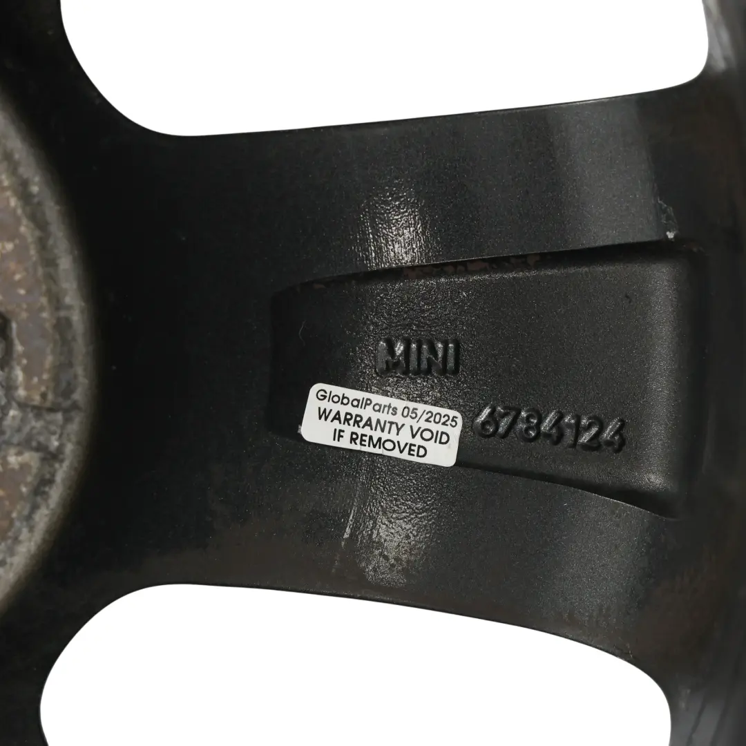 Mini Cooper One R55 R56 R57 Czarna Felga Aluminiowa 17" 7J ET:48 - SKU 6784124-2 - Numer Części 6784124