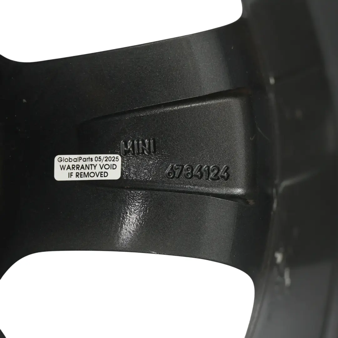  Jante Alliage 17" 7J ET:48 Pour Mini Cooper One R55 R56 Black Star Bullet 111 - SKU 6784124-4 - Numéro de pièce 6784124
