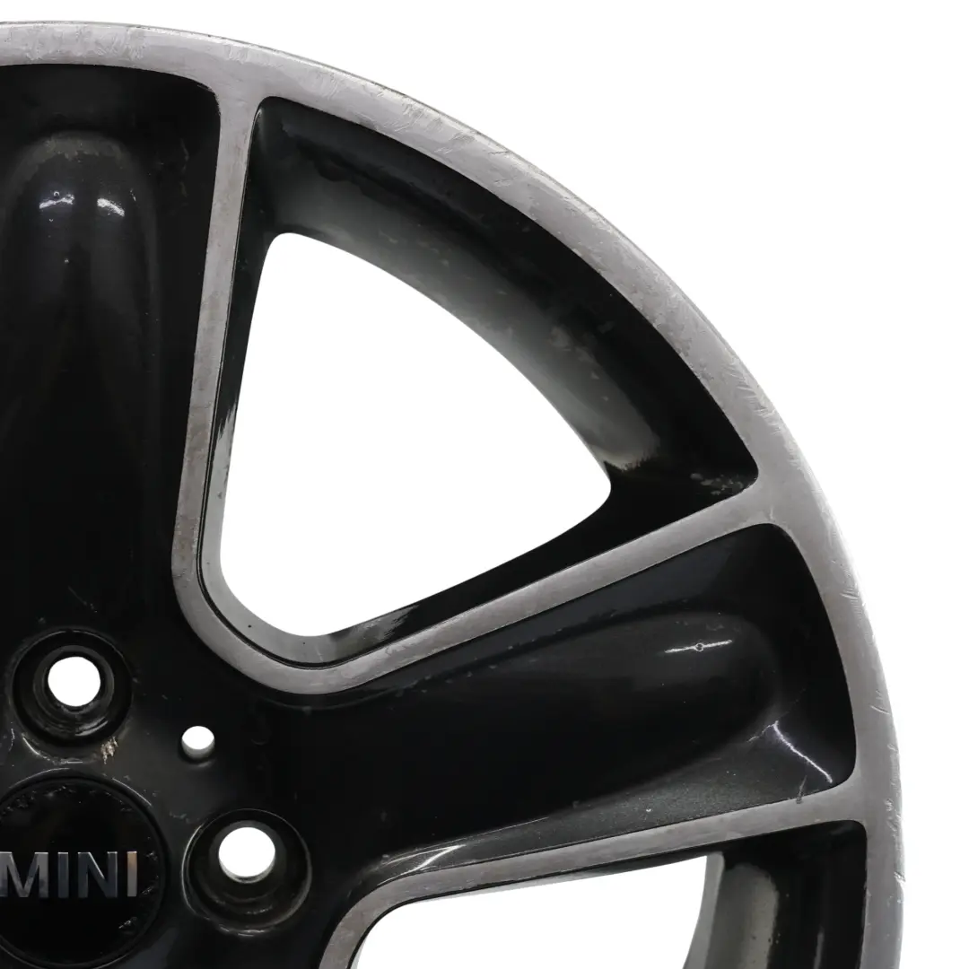 Mini Cooper One R55 R56 R57 Felge Alufelge 17" 7J ET:48 Black Star Bullet 111 - SKU 6784124-4 - Teilenummer 6784124