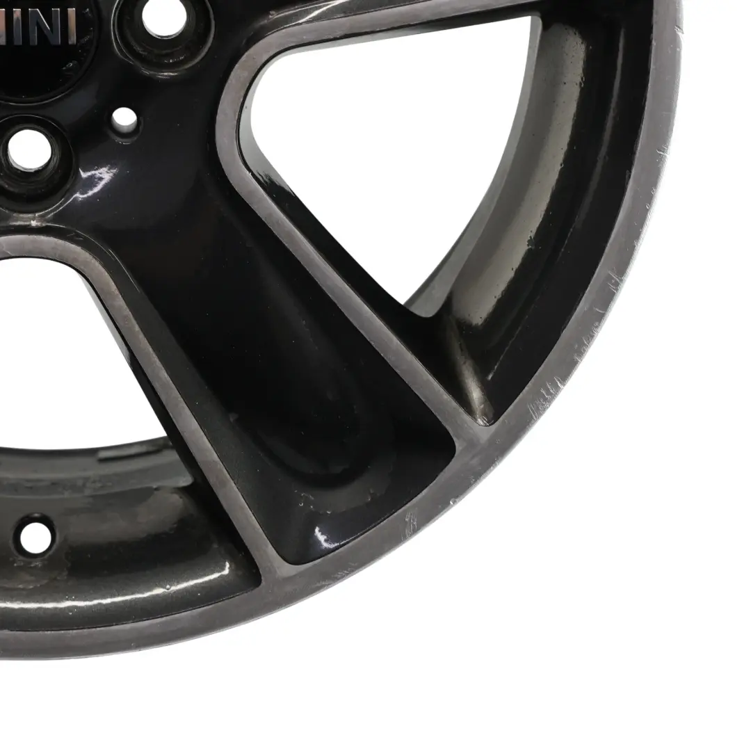 Mini Cooper One R55 R56 R57 Felge Alufelge 17" 7J ET:48 Black Star Bullet 111 - SKU 6784124-4 - Teilenummer 6784124