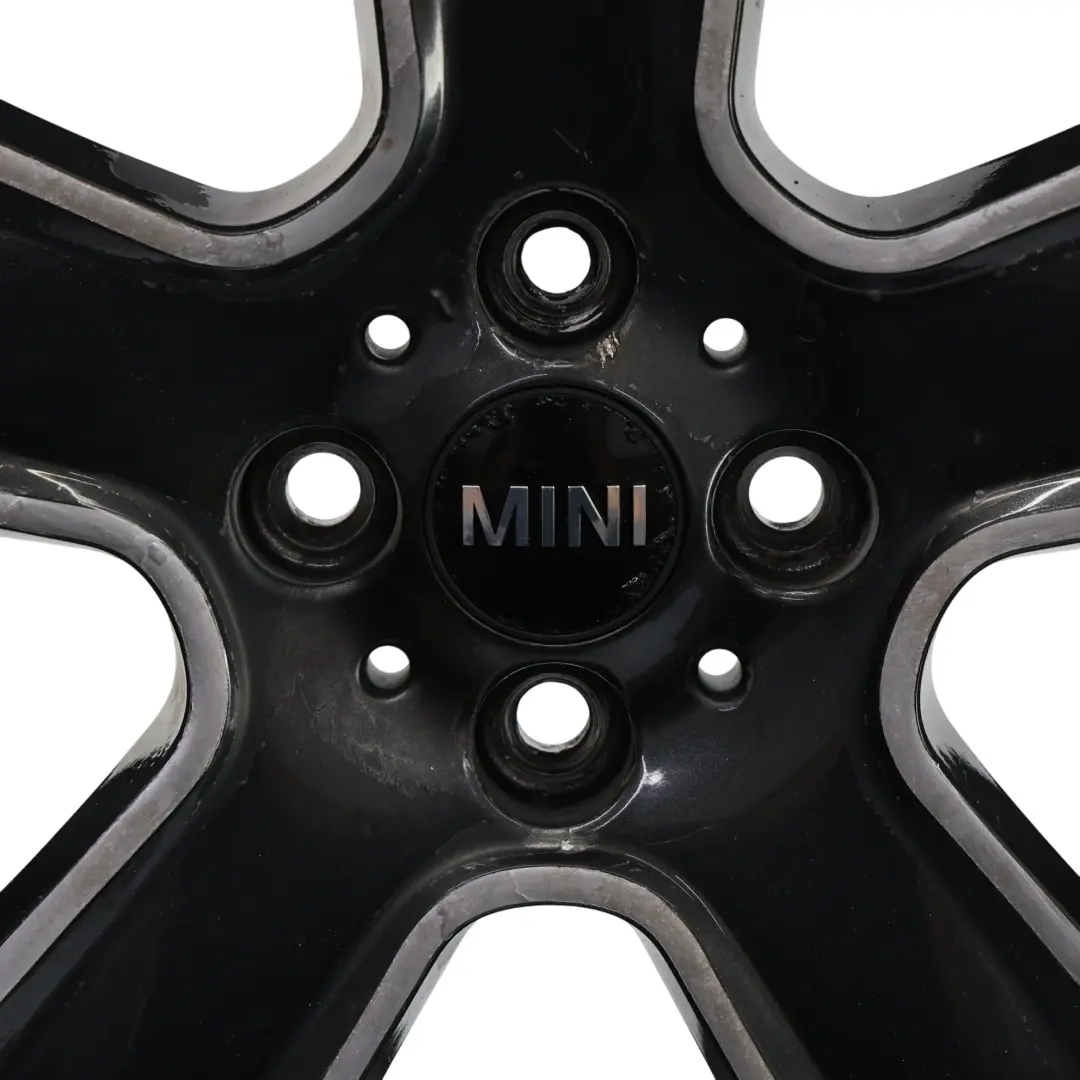 Mini Cooper One R55 R56 R57 Felge Alufelge 17" 7J ET:48 Black Star Bullet 111 - SKU 6784124-4 - Teilenummer 6784124