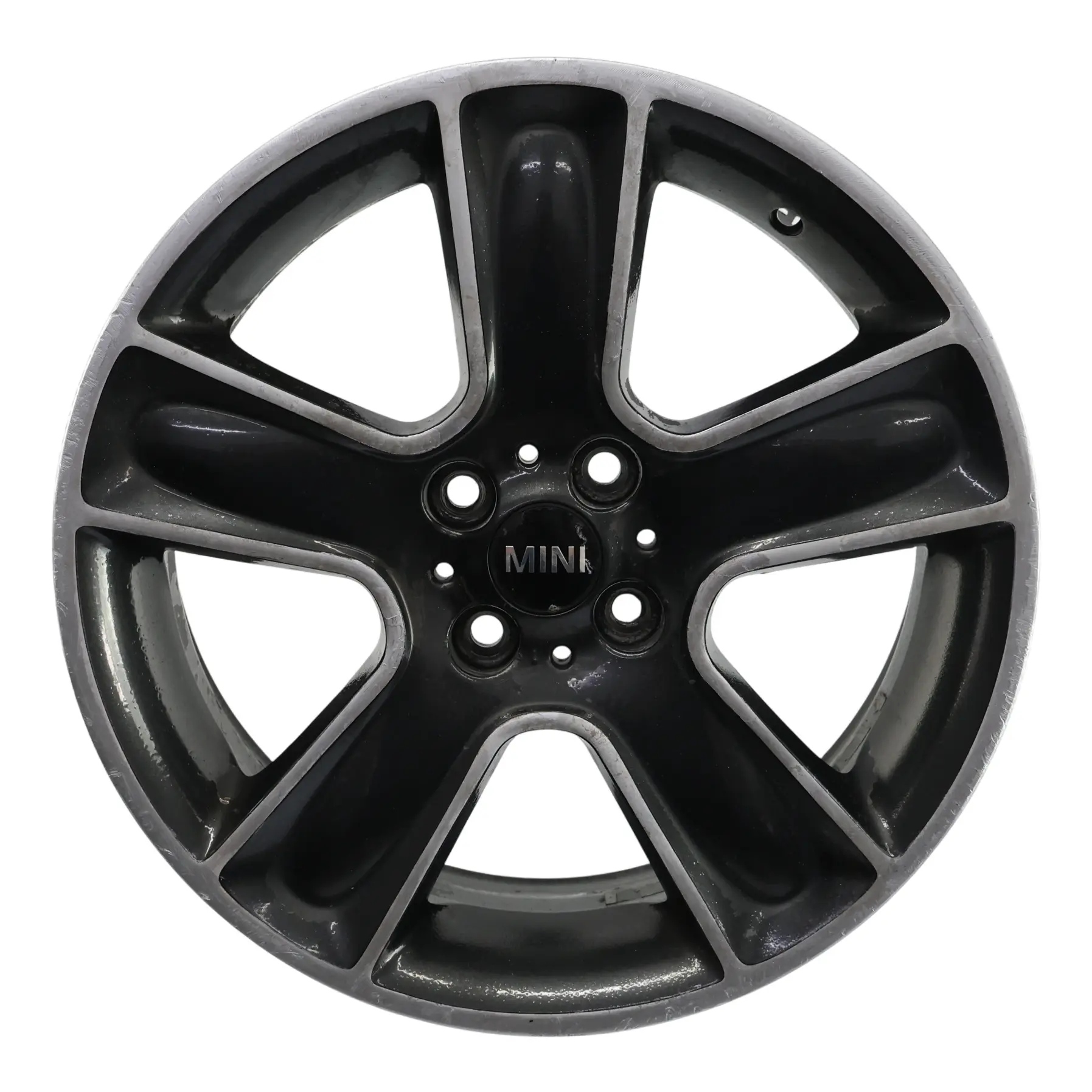 Mini Cooper One R55 R56 R57 Wheel Alloy Rim 17" 7J ET:48 Black Star Bullet 111