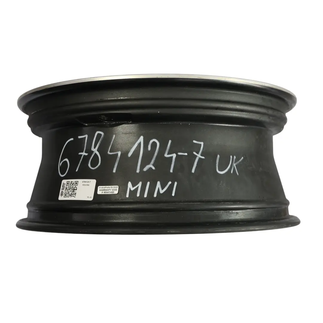Mini Cooper One R55 R56 R57 Wheel Alloy Rim 17" 7J ET:48 Black Star Bullet 111 - SKU 6784124-7 - Part number 6784124