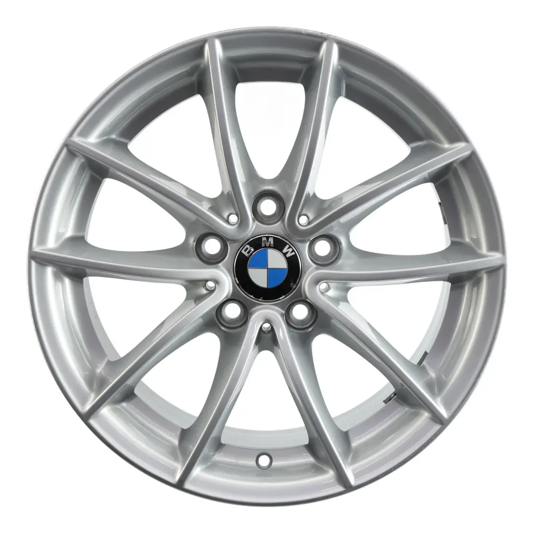  Llanta BMW X3 F25 X4 F26 Silver Alloy 17" V Spoke 304 7,5J ET:32 - SKU 6787575-1 - Número de pieza 6787575