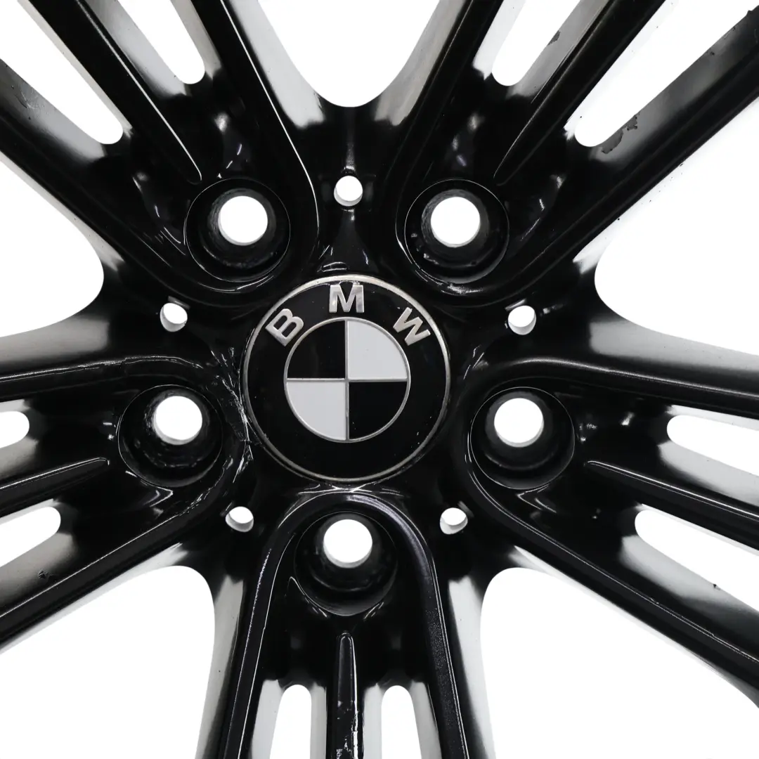 Schwarz Felge Alufelge 18" 9J ET:41 Honeycomb Styling 323 für BMW X1 E84 mit Teilenummer 6789148 BMW X1 E84 Schwarz Felge Alufelge 18" 9J ET:41 Honeycomb Styling 323 - SKU 6789148-7 - Teilenummer 6789148