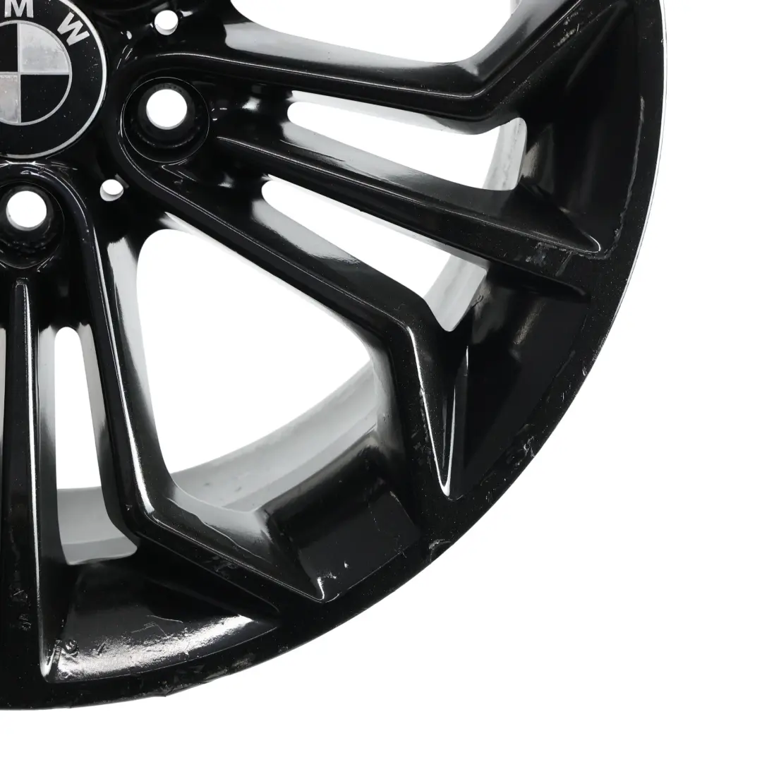 Schwarz Felge Alufelge 18" 9J ET:41 Honeycomb Styling 323 für BMW X1 E84 mit Teilenummer 6789148 BMW X1 E84 Schwarz Felge Alufelge 18" 9J ET:41 Honeycomb Styling 323 - SKU 6789148-8 - Teilenummer 6789148