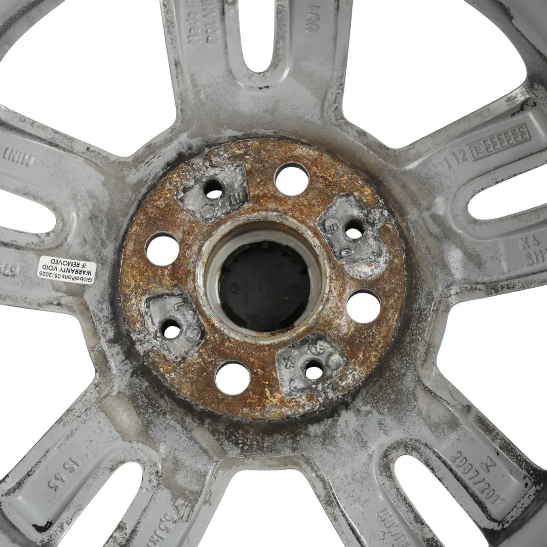 Mini Cooper R55 R56 Silber Alu Felge Alufelge 15" 5,5J 5 Star Twin Spoke 118 - SKU 6791930-1 - Teilenummer 6791930