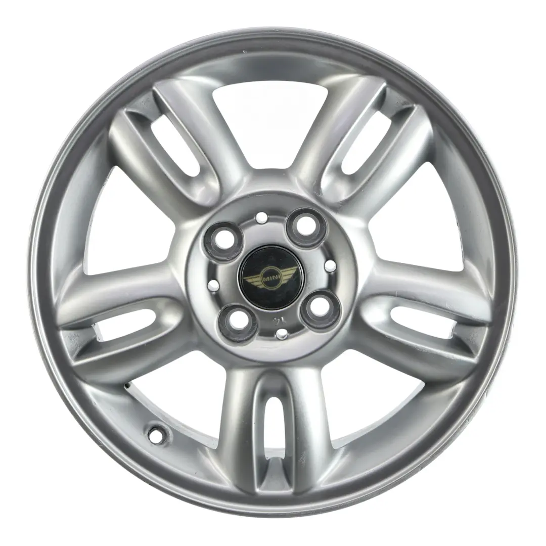 Mini Cooper R55 R56 Silver Wheel Alloy Rim 15" ET:45 5,5J 5-Star Twin Spoke 118 - SKU 6791930-3 - Part number 6791930