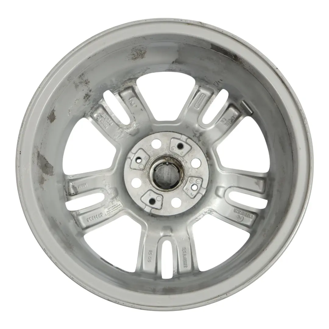Mini Cooper R55 R56 Silver Wheel Alloy Rim 15" ET:45 5,5J 5-Star Twin Spoke 118 - SKU 6791930-3 - Part number 6791930