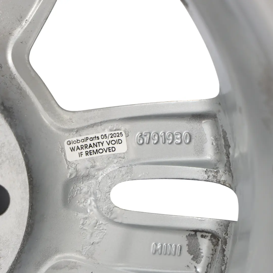 Mini Cooper R55 R56 Silver Wheel Alloy Rim 15" ET:45 5,5J 5-Star Twin Spoke 118 - SKU 6791930-3 - Part number 6791930