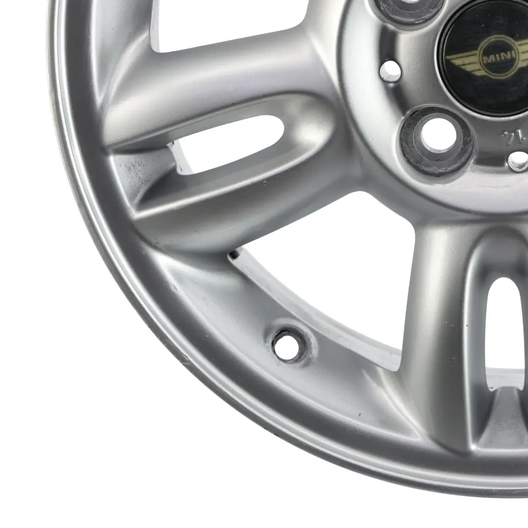 Mini Cooper R55 R56 Silver Wheel Alloy Rim 15" ET:45 5,5J 5-Star Twin Spoke 118 - SKU 6791930-3 - Part number 6791930