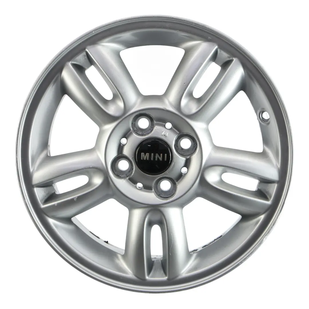 Mini Cooper R55 R56 Silver Wheel Alloy Rim 15" ET:45 5,5J 5-Star Twin Spoke 118 - SKU 6791930-4 - Part number 6791930