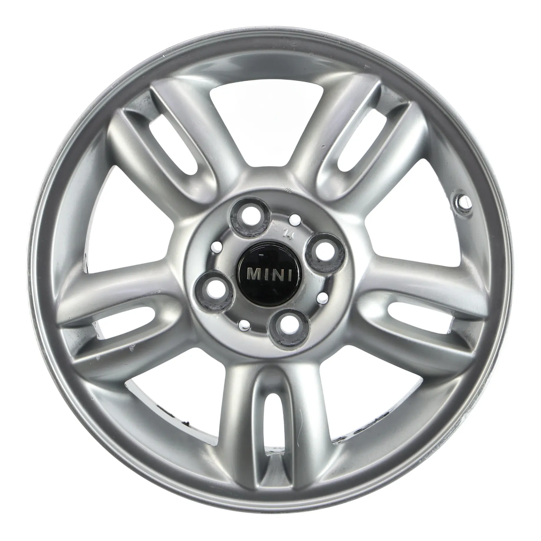 Mini Cooper R55 R56 Silver Wheel Alloy Rim 15" ET:45 5,5J 5-Star Twin Spoke 118