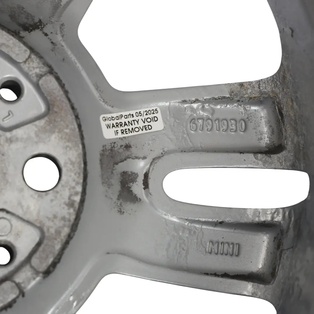 Mini Cooper R55 R56 Silver Wheel Alloy Rim 15" ET:45 5,5J 5-Star Twin Spoke 118 - SKU 6791930-4 - Part number 6791930