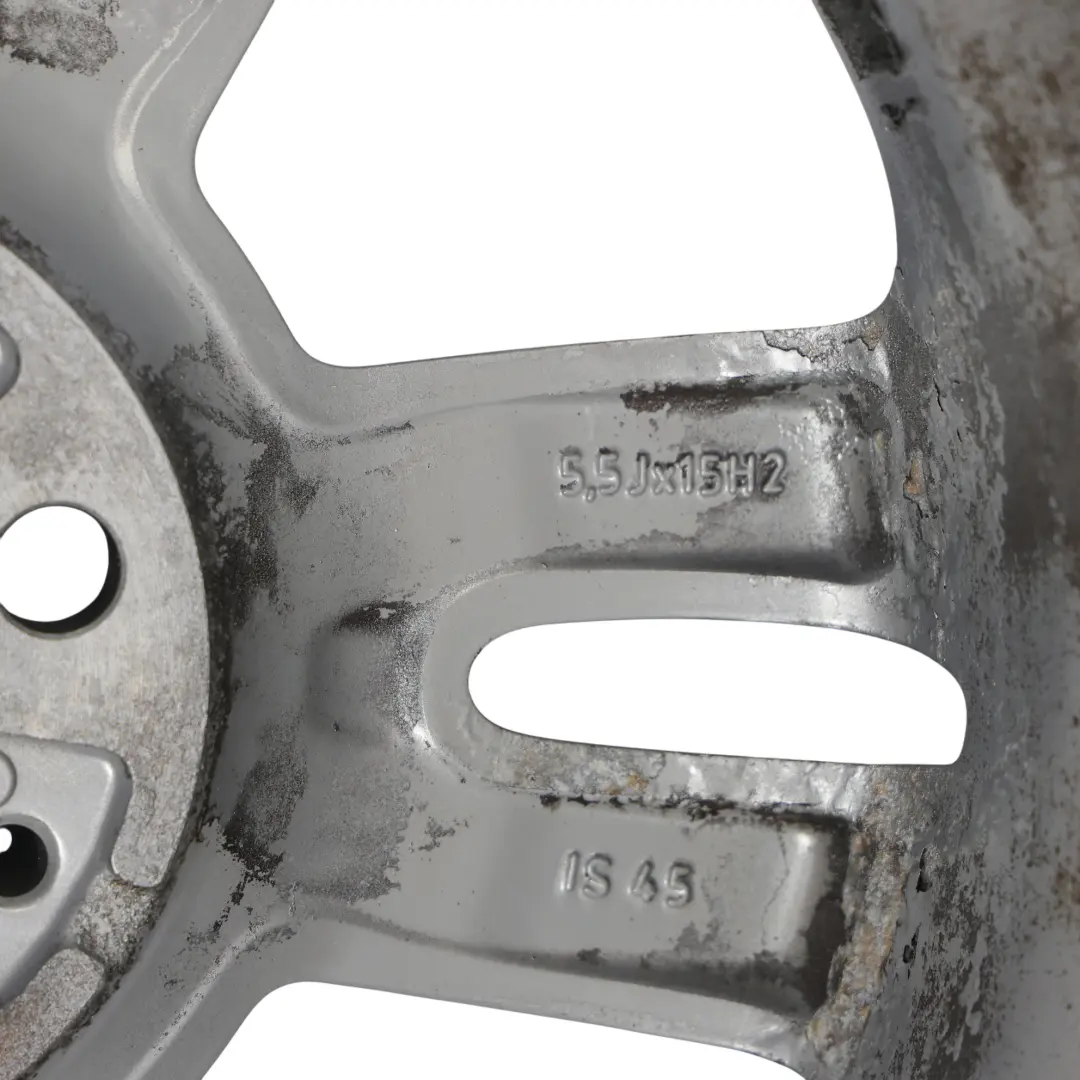 Mini Cooper R55 R56 Silver Wheel Alloy Rim 15" ET:45 5,5J 5-Star Twin Spoke 118 - SKU 6791930-4 - Part number 6791930