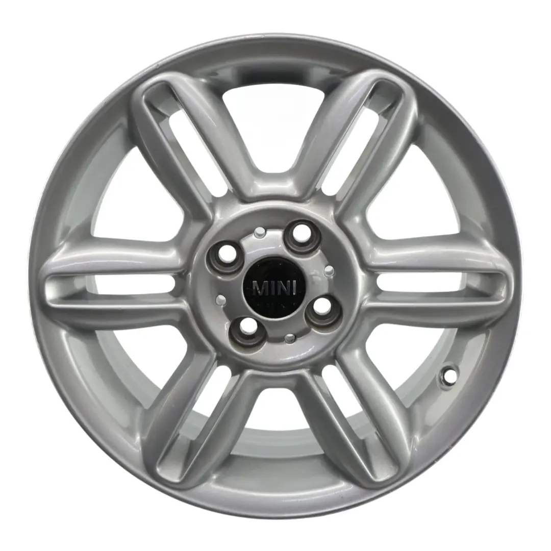Rim Mini Cooper One R55 R56 R57 R58 Alloy 16" 6,5J 6-Star Twin Spoke 119 to Wheel with Part number 6791940 Wheel Rim Mini Cooper One R55 R56 R57 R58 Alloy 16" 6,5J 6-Star Twin Spoke 119 - SKU 6791940-3 - Part number 6791940
