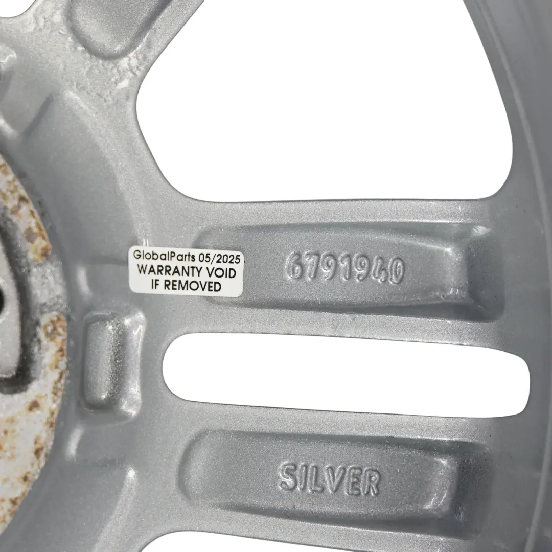 Rim Mini Cooper One R55 R56 R57 R58 Alloy 16" 6,5J 6-Star Twin Spoke 119 to Wheel with Part number 6791940 Wheel Rim Mini Cooper One R55 R56 R57 R58 Alloy 16" 6,5J 6-Star Twin Spoke 119 - SKU 6791940-3 - Part number 6791940