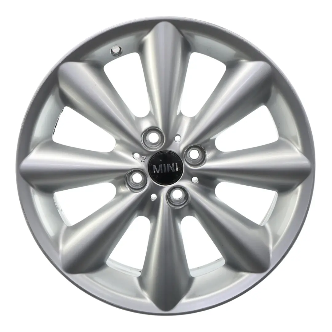 Mini Cooper R55 R56 R57 Silver Wheel Alloy Rim 17" 7J ET:48 Conical Spoke 121 - SKU 6791945-1 - Part number 6791945
