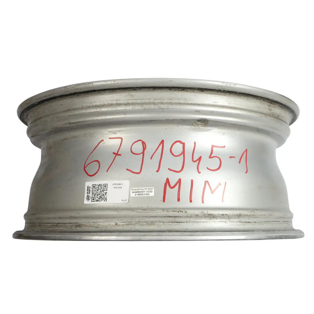 Mini Cooper R55 R56 R57 Silver Wheel Alloy Rim 17" 7J ET:48 Conical Spoke 121 - SKU 6791945-1 - Part number 6791945