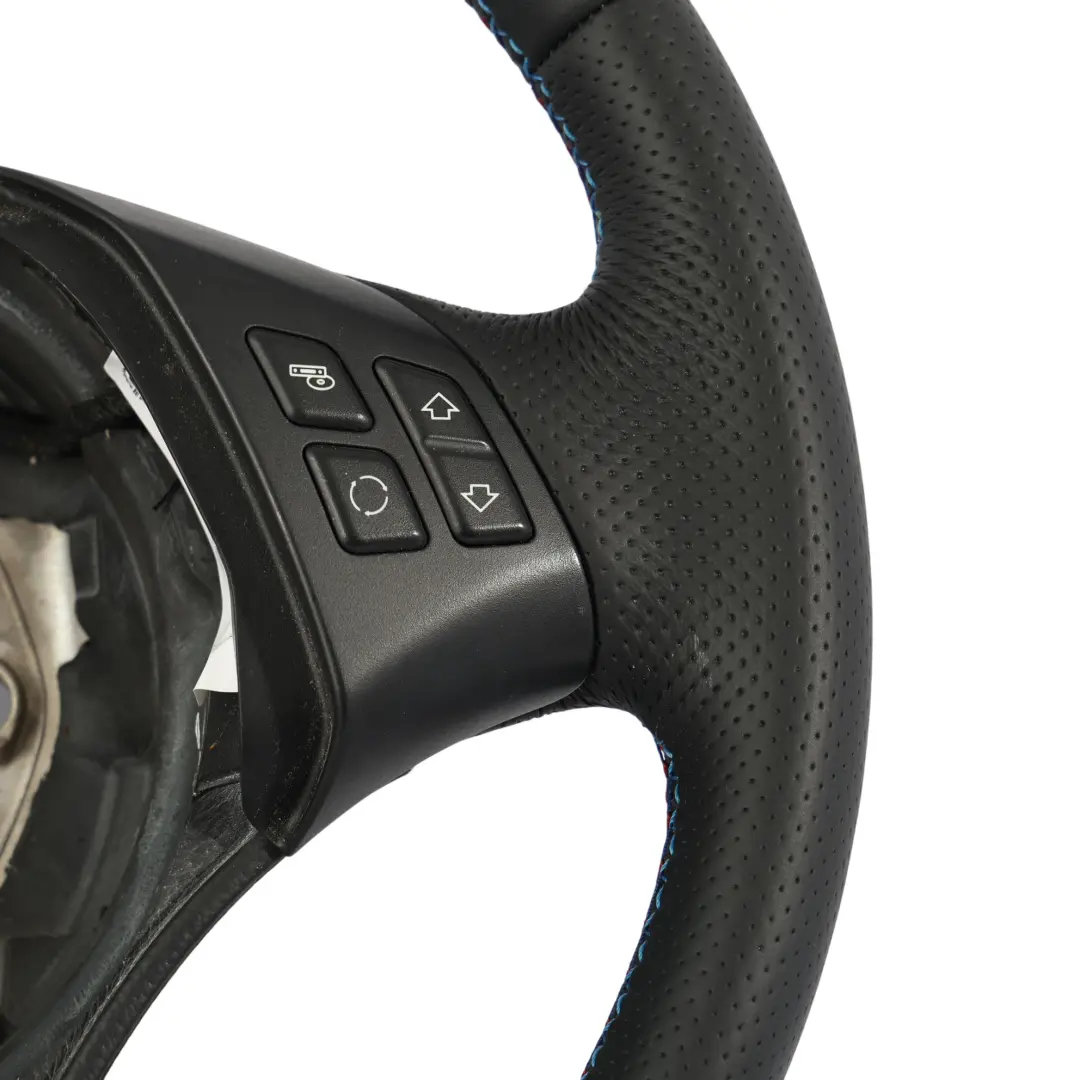 NUEVO M Sport Look Volante De Cuero M-Tricolored para BMW X1 E84 E90 E91 con número de pieza 6795568 BMW X1 E84 E90 E91 NUEVO M Sport Look Volante De Cuero M-Tricolored - SKU 6795568 - Número de pieza 6795568