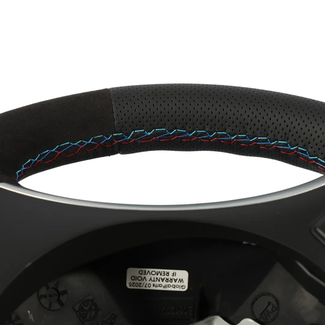 BMW E81 E87 E90 E91 E92 Steering Wheel M Sport Look NEW Leather Alcantara Trim - SKU 6795570-TRIM - Part number 6795570