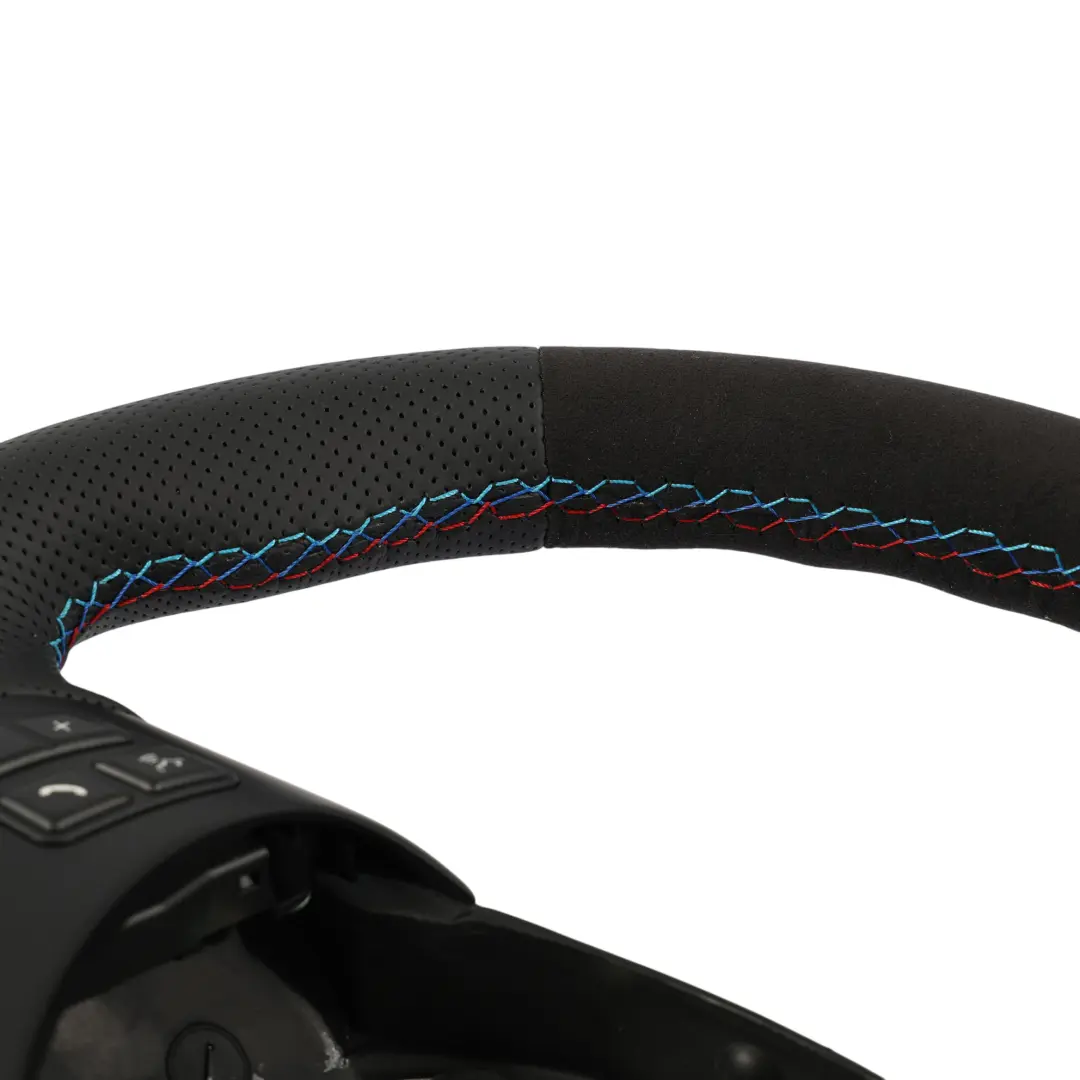 BMW E81 E87 E90 E91 E92 Lenkrad M Sport Look NEU Leder Alcantara Abdeckung - SKU 6795570-TRIM - Teilenummer 6795570