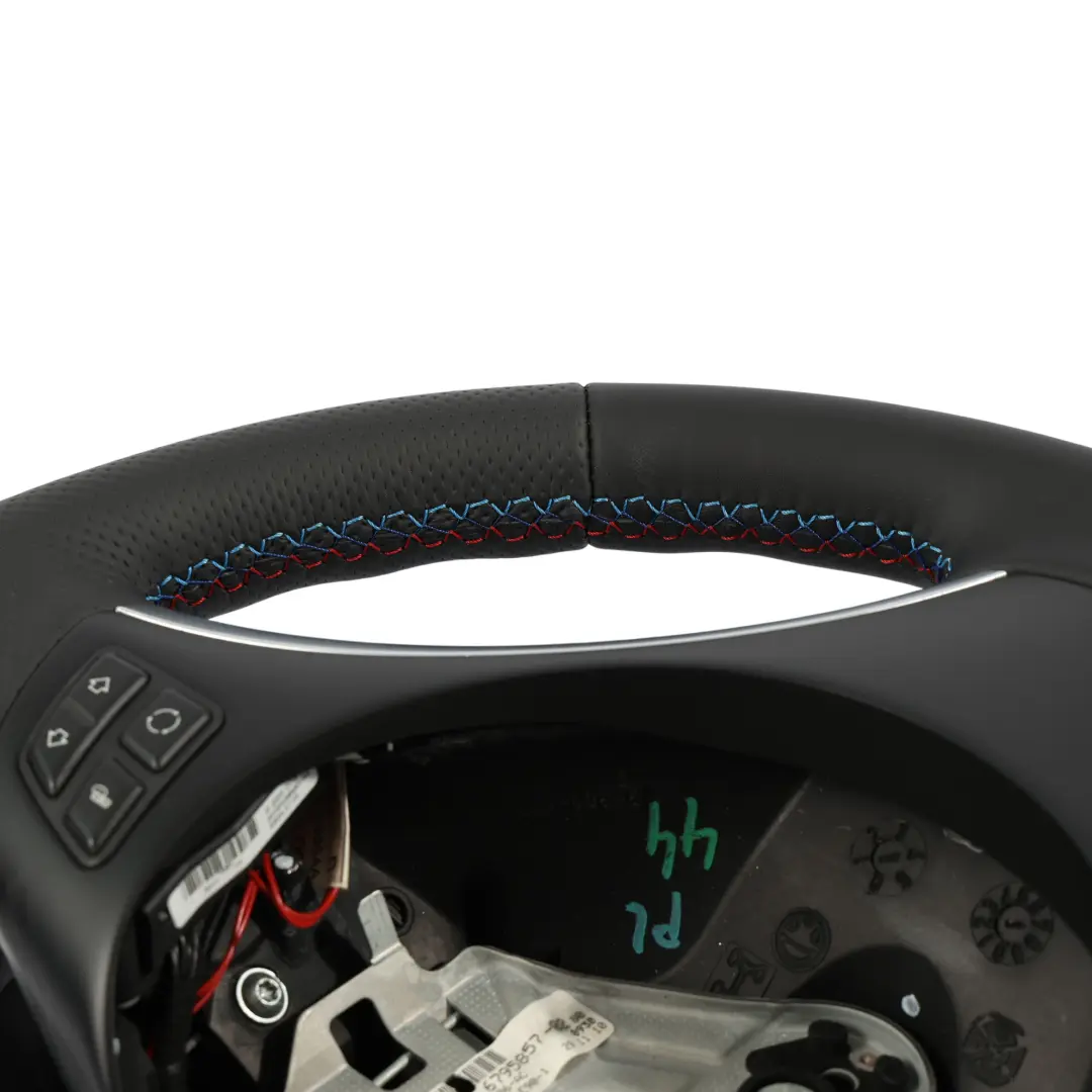 Leather M-Sport Look Steering Wheel Paddle Shift to BMW E87 E90 E91 NEW Black with Part number 6795572 BMW E87 E90 E91 NEW Black Leather M-Sport Look Steering Wheel Paddle Shift - SKU 6795572-2 - Part number 6795572
