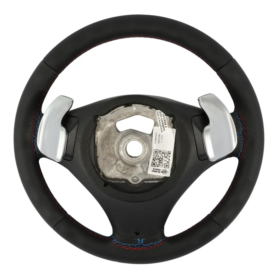Nuova Pelle Nera M-Sport Look Volante Leve del Cambio per BMW E87 E90 E91 con numero di parte 6795572 BMW E87 E90 E91 Nuova Pelle Nera M-Sport Look Volante Leve del Cambio - SKU 6795572-2 - Numero di parte 6795572