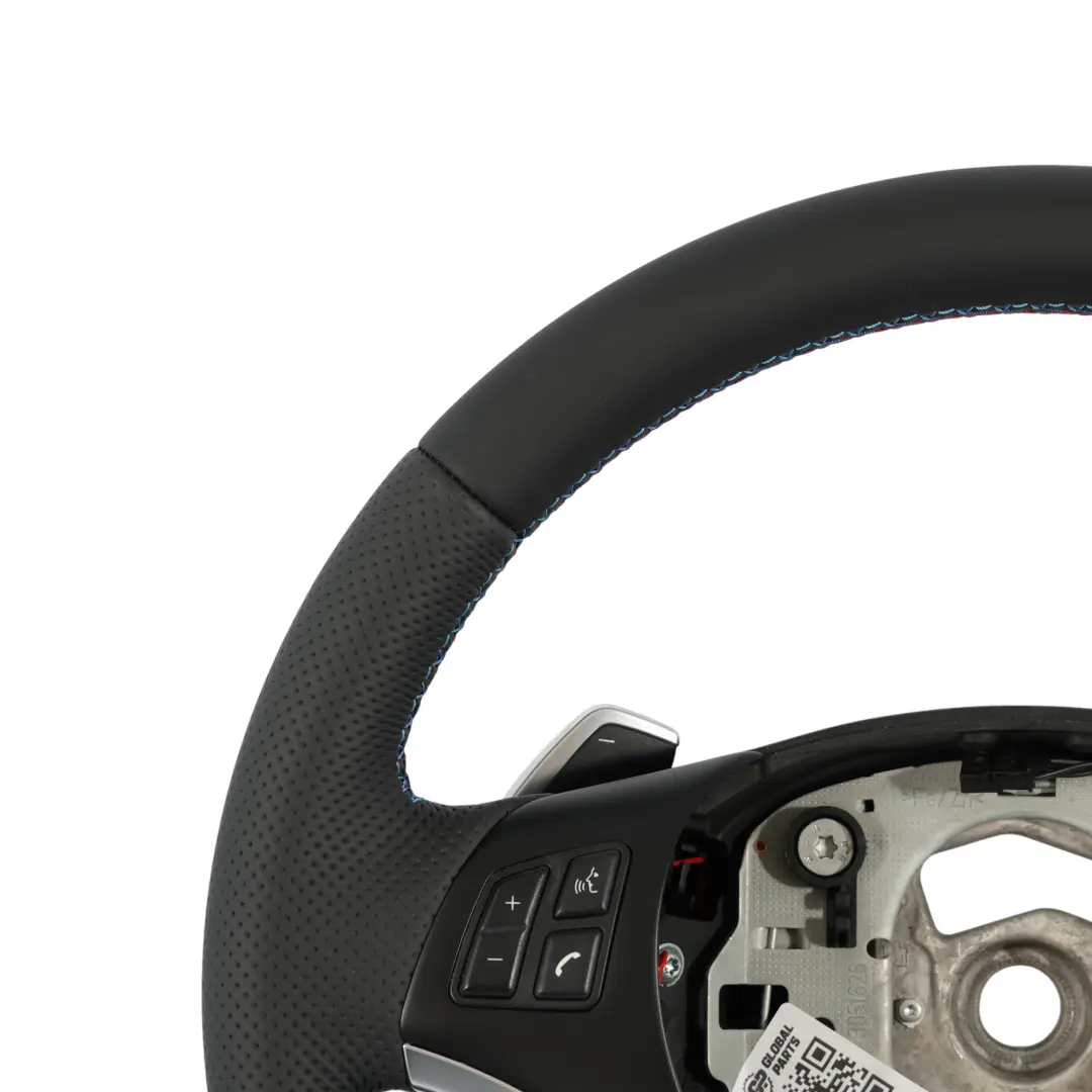 NUEVO Cuero Negro M-Sport Look Volante Palanca de Cambio para BMW E87 E90 E91 con número de pieza 6795572 BMW E87 E90 E91 NUEVO Cuero Negro M-Sport Look Volante Palanca de Cambio - SKU 6795572-2 - Número de pieza 6795572
