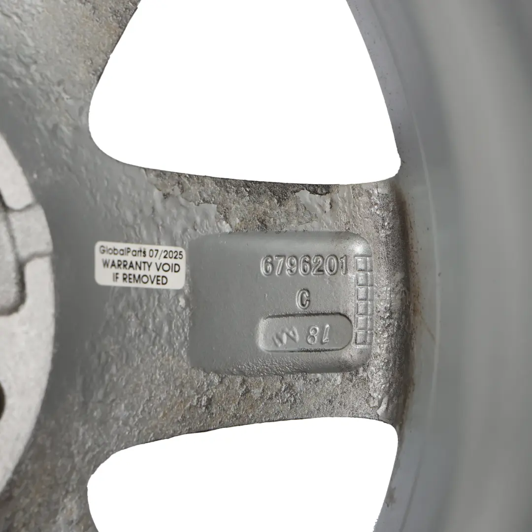 BMW F20 F21 F22 Silber Alu Felge Alufelge 16" Sternspeiche 377 7J ET:40 - SKU 6796201-2 - Teilenummer 6796201
