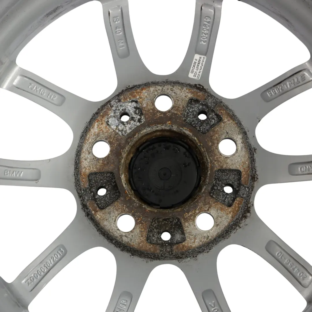 BMW F20 F21 F22 F23 Wheel Alloy Rim 16" 7J ET:40 V-Spoke 378 - SKU 6796202-1 - Part number 6796202
