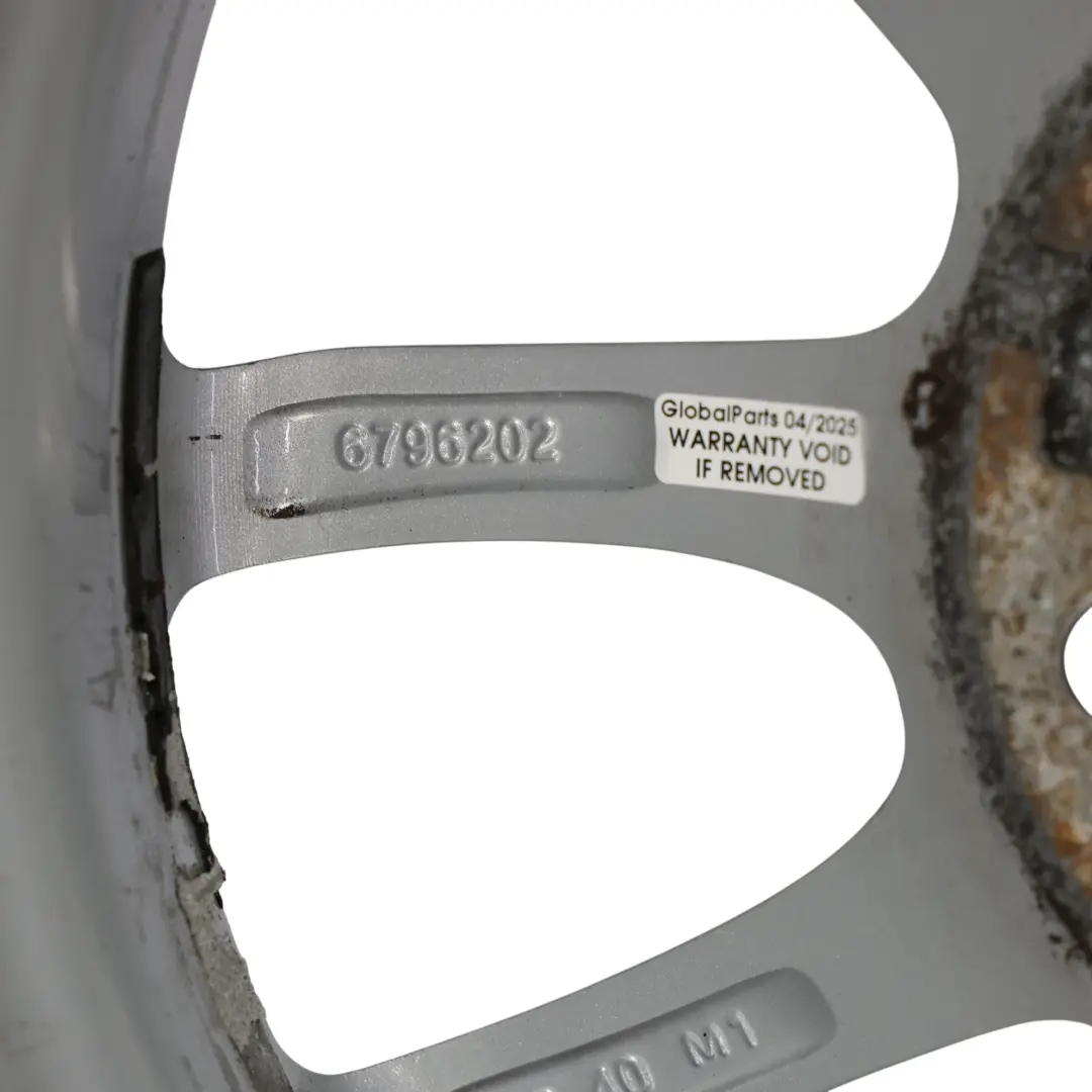 BMW F20 F21 F22 F23 Wheel Alloy Rim 16" 7J ET:40 V-Spoke 378 - SKU 6796202-1 - Part number 6796202