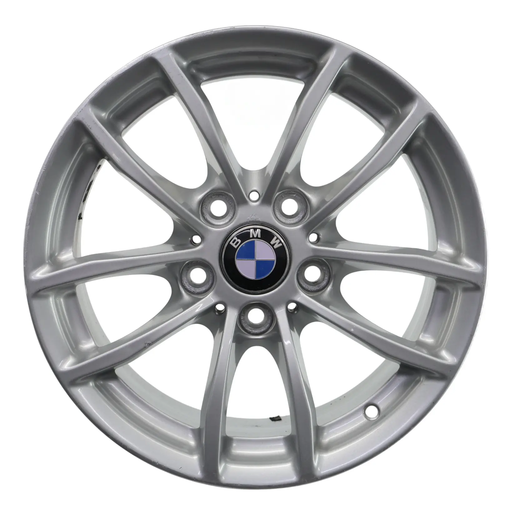 BMW F20 F21 F22 F23 Wheel Rim Alloy Silver 16" 7J ET:40 6796202 V-Spoke 378