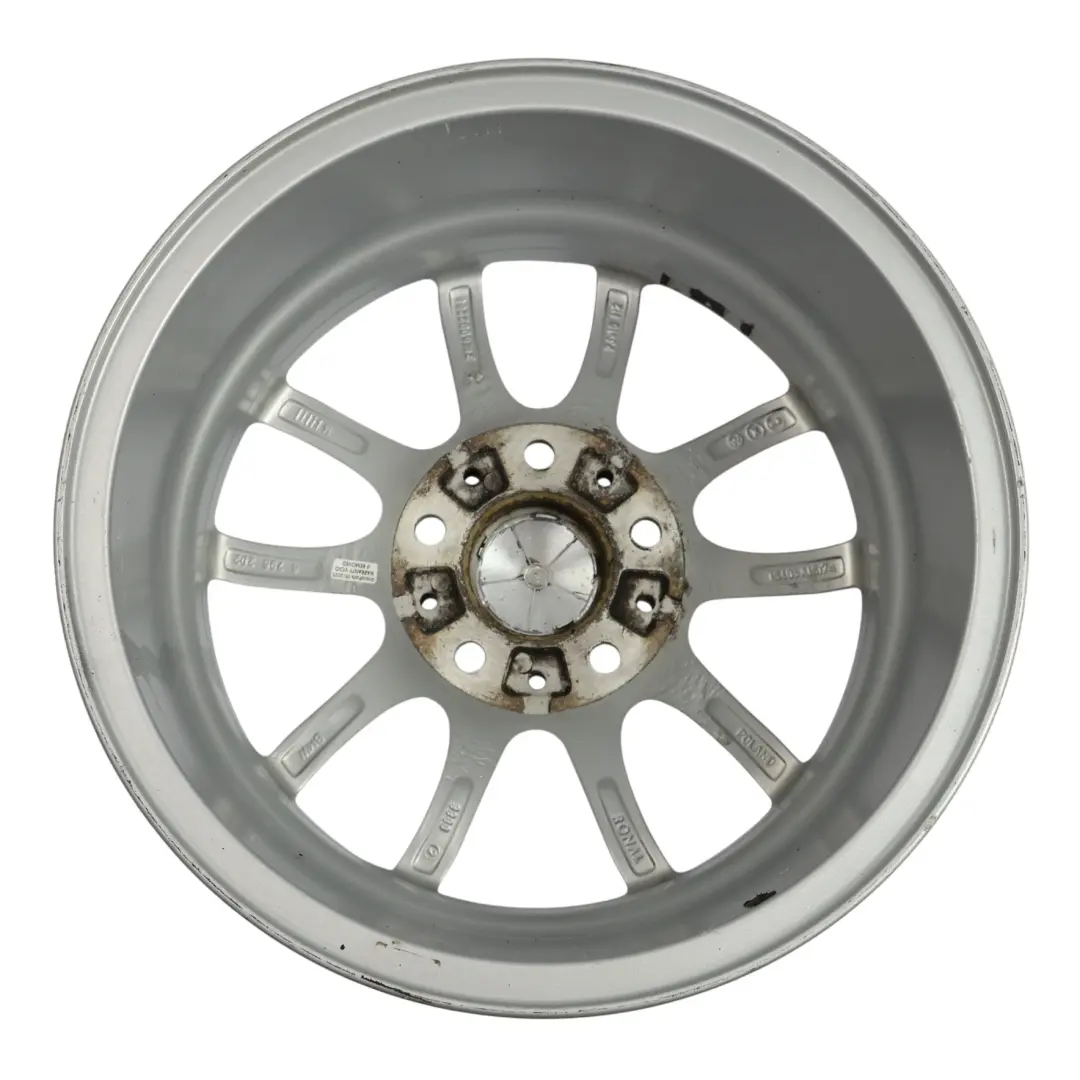 BMW F20 F21 F22 F23 Jante Alliage Argent 16" 7J ET:40 V-Spoke 378 - SKU 6796202-5 - Numéro de pièce 6796202