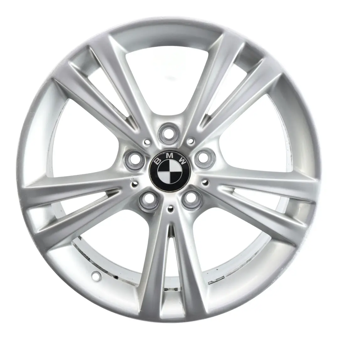 Rim Alloy 7,5J 18" ET:45 Double Spoke 385 to BMW F20 F21 F22 Rear Wheel with Part number 6796212 BMW F20 F21 F22 Rear Wheel Rim Alloy 7,5J 18" ET:45 Double Spoke 385 - SKU 6796212-4 - Part number 6796212
