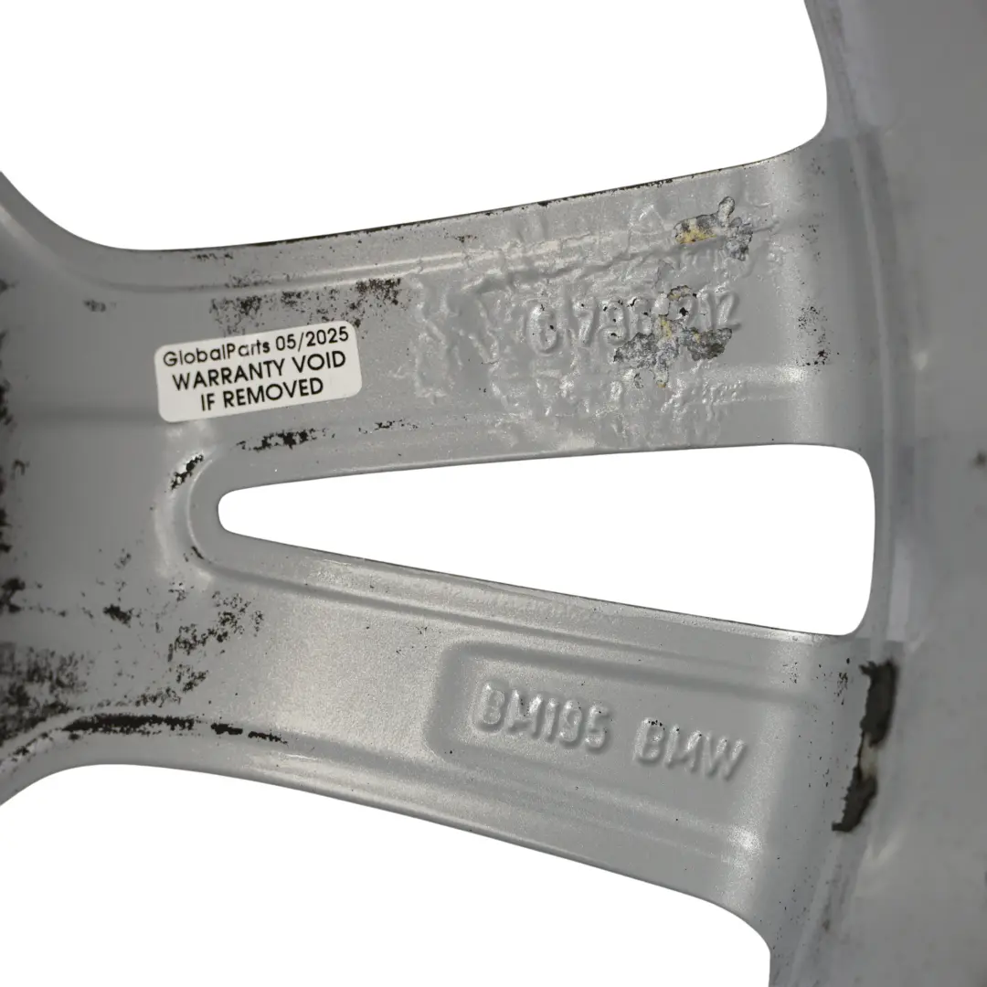 BMW F20 F21 F22 Rear Wheel Rim Alloy 7,5J 18" ET:45 Double Spoke 385 - SKU 6796212-4 - Part number 6796212